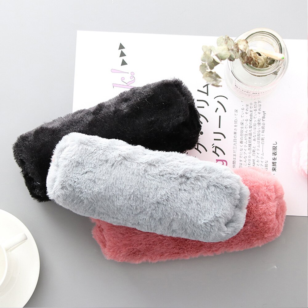 Cartuchera Kawaii de pelo bonito encantador estuche para lápices para niñas, bolsa de lápices para estudiantes, cartuchera de papelería, cartuchera, bolsa para lápices para escuela Sup