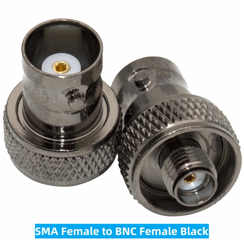 Black BNC Female to Sma Female Connector Adapter Antenna Adapters for Baofeng Radio UV-5R UV-5RA UV-5RB UV-5RC UV-5RD: army green