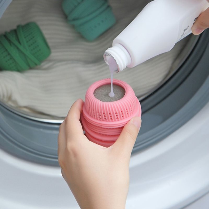 1 Pieces Reusable Dryer Laundry Ball Washing Drying Fabric Softener Ball for Home