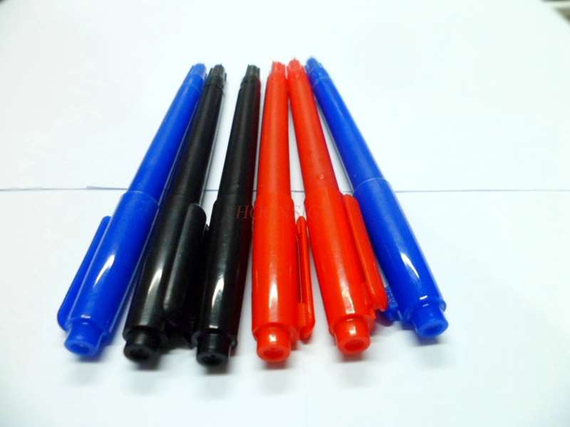 painting brush mark brush Double-headed oily marker Marker PC board mark black red blue hook brush