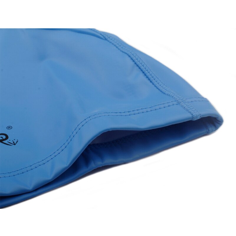 Gorros de natación elásticos impermeables para adultos y niños, de PU, con protección para la oreja, de pelo largo, para deportes de piscina, equipo de buceo