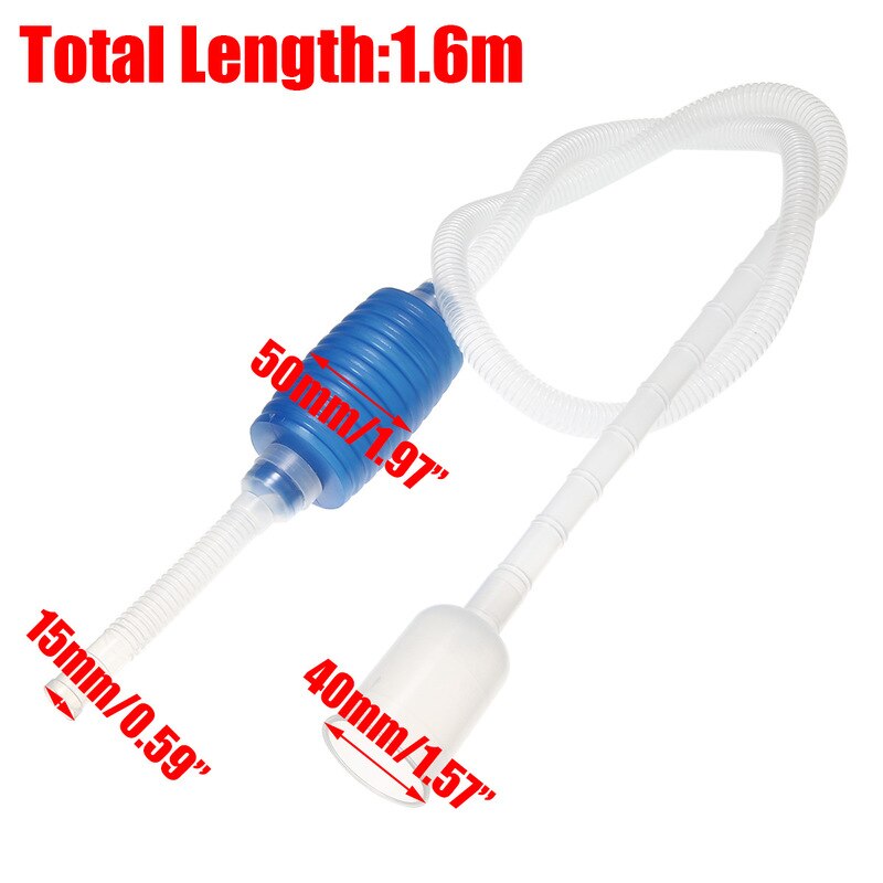 Aquarium Aquarium vide gravier filtre à eau réservoir de poisson Siphon pompe manuel facile à utiliser nettoyeur pompe sûr aspirateur outil: Default Title