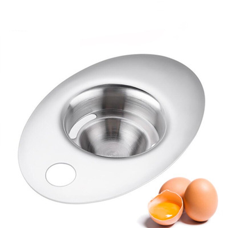 Outil de séparation de blanc d'œuf en acier inoxydable, filtre de jaune d'œuf, petits accessoires, accessoires de cuisine, entonnoir de séparation, séparateur d'œufs