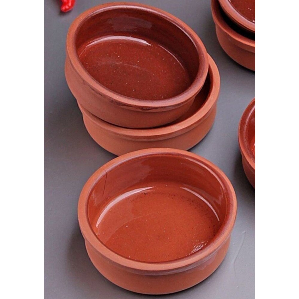 Casserole Set Vegetable Meat Dessert Cooking Natural Clay Bowl Oven Preparing Dishes Kitchen Practical Products Fireproof Pan: 3 Pcs Set Round