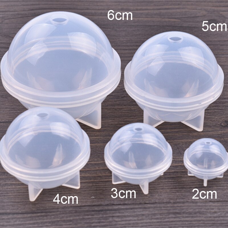 5 maten Ronde bal bedels Decoratie Silicone Mold Hars Siliconen Mal handgemaakte Sieraden gereedschap epoxyhars mallen