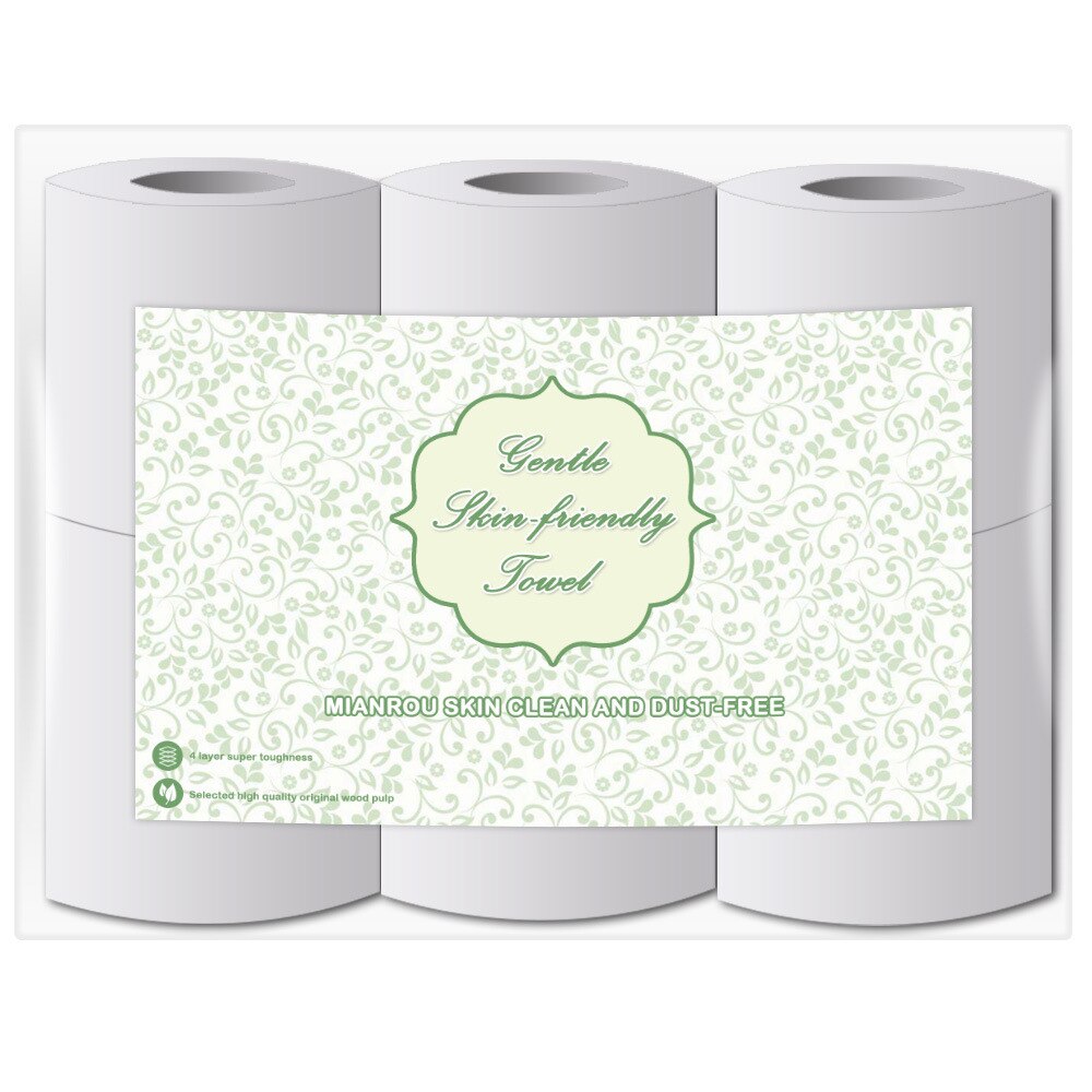 In store Strong Soft 4-Ply Toilet Paper Bath Tissue Giant Roll 10 Rolls Household goods toilet paper Бумажное полотенце