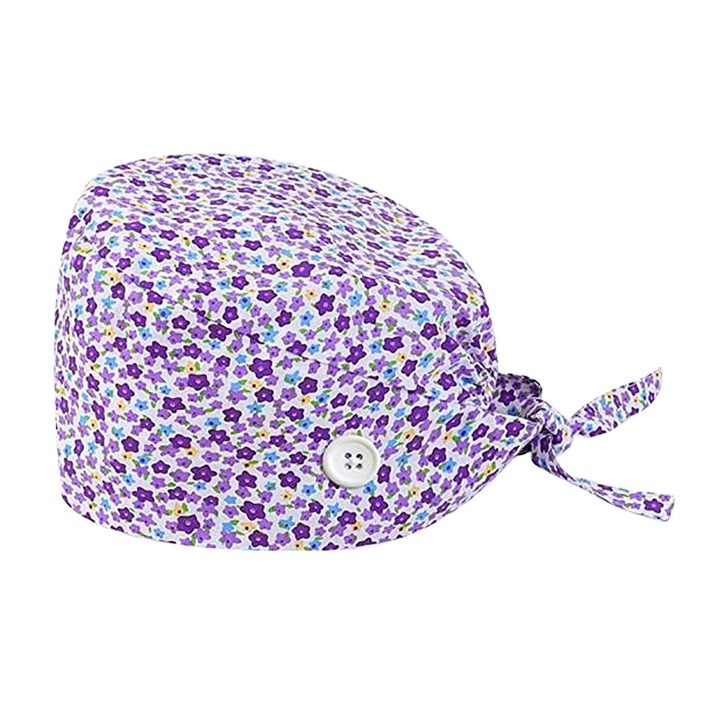 Working cap nurse accessories Solid Print Work Hat Casual Unisex Cap With uniform clinical beautician
