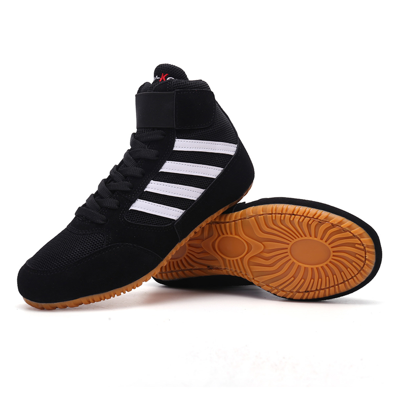 men women child boxing shoes Rubber outsole breathable Wrestling shoes Women wrestling costume shoes for wrestling