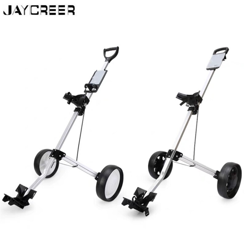 JayCreer 2 Wheels Portable Folding Golf Pull Carts