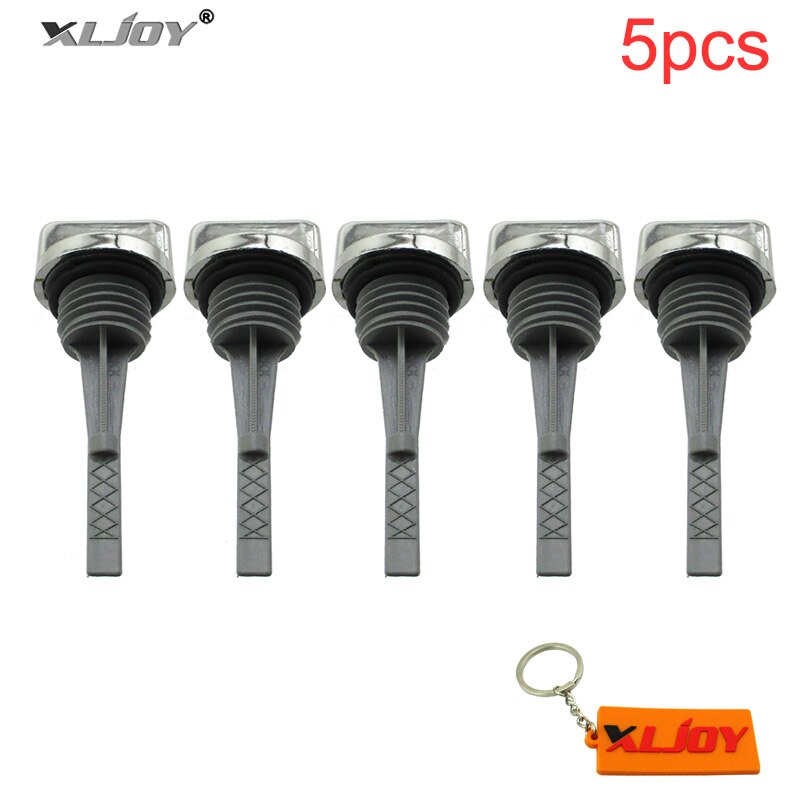 XLJOY Korte Oliepeilstok Voor 50cc 70cc 90cc 110cc 125cc Lifan YX Zongshen Loncin Pit Crossmotor ATV Quad Go Kart