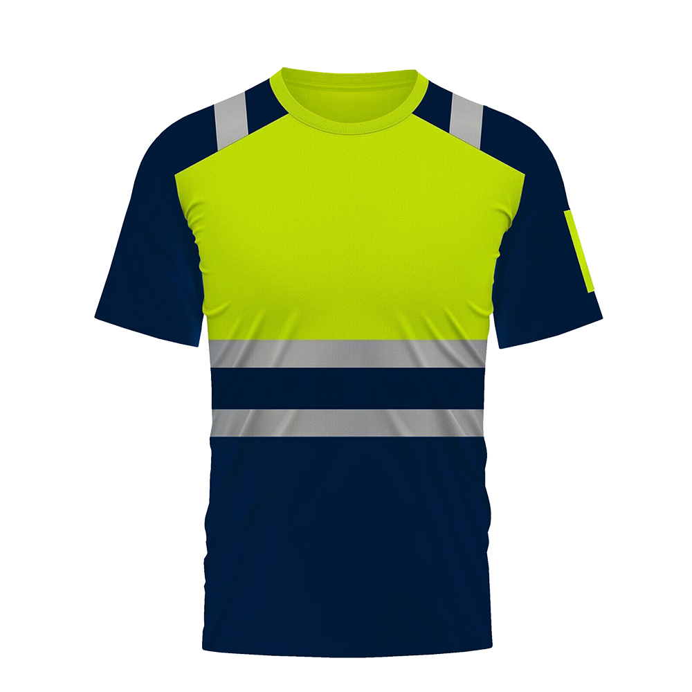 Hochsichtbare Sicherheitshemden, reflektierende Langarmshirts mit reflektierenden Streifen, Darm sichtbare Sicherheitshemden, Arbeitskleidung, Darm sichtbare Arbeitskleidung: XL / Gelb