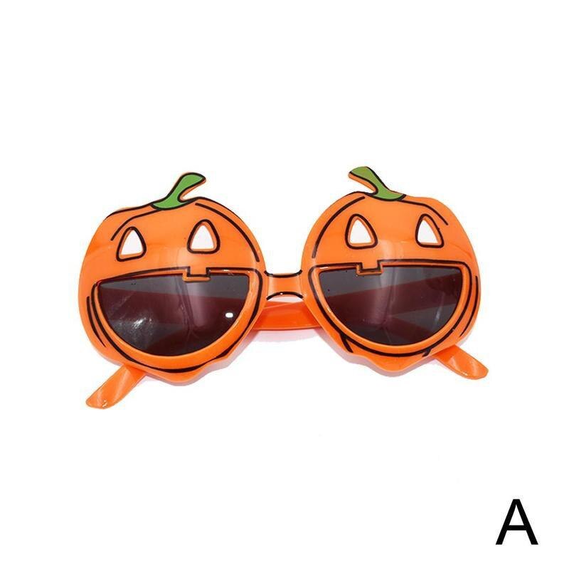 1pc Halloween Glasses Pumpkin Skull Skull Spider Web Glasses Decorations Scary Accessories Cosply Masquerade Funny Eyeball Q4V5: A