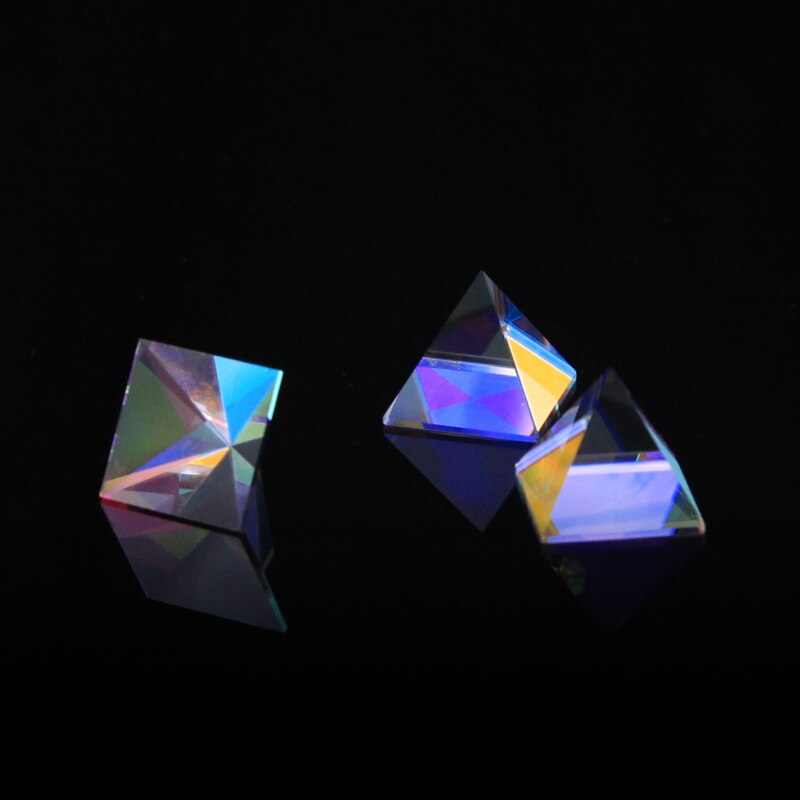 Color Pyramid Rainbow Optical Prism K9 Glass Crystal Decoration Crafts Photography