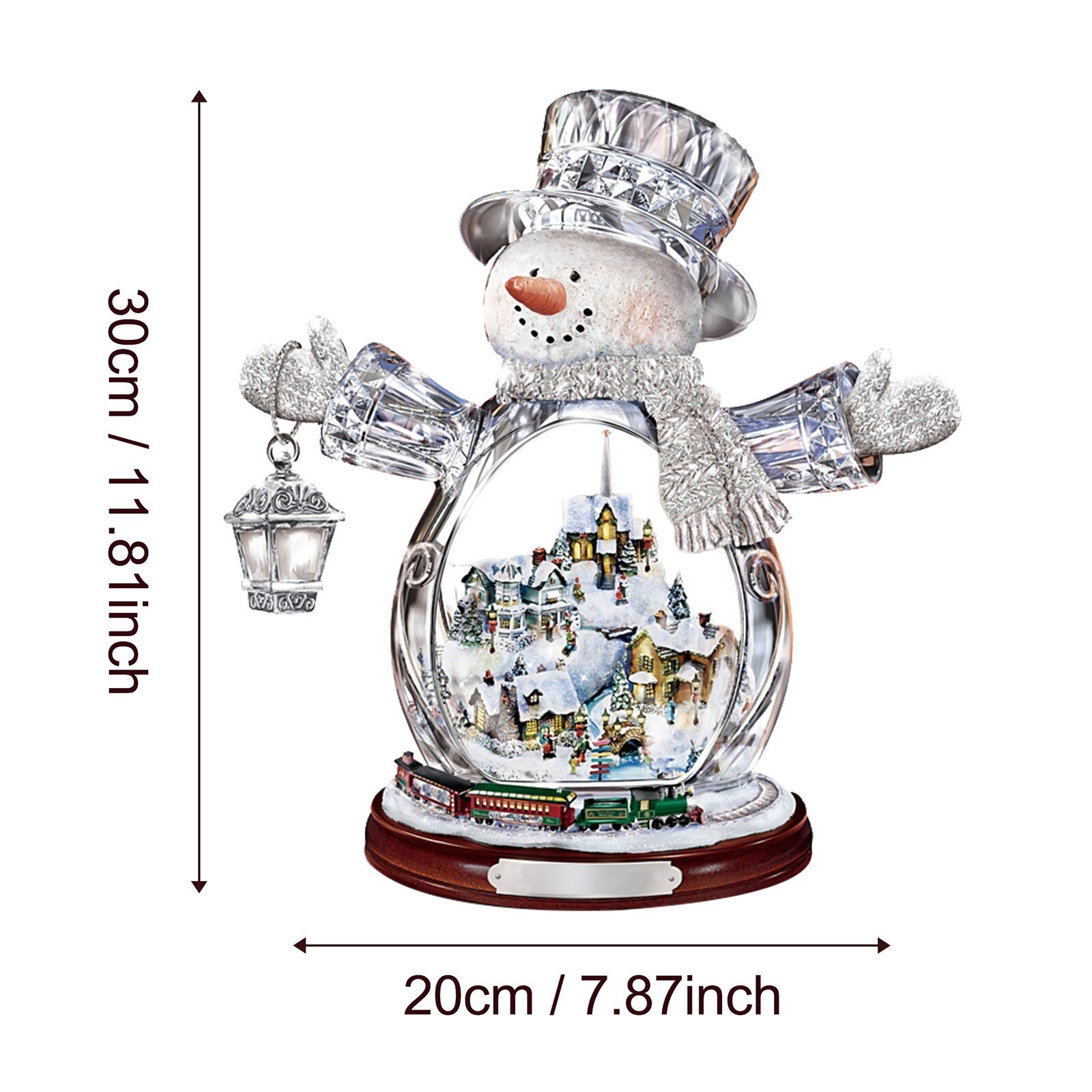 2021New 3d wall stickers Christmas Tree Rotating Sculpture Train Decorations Sticker Window Paste Christmas Decorations #W