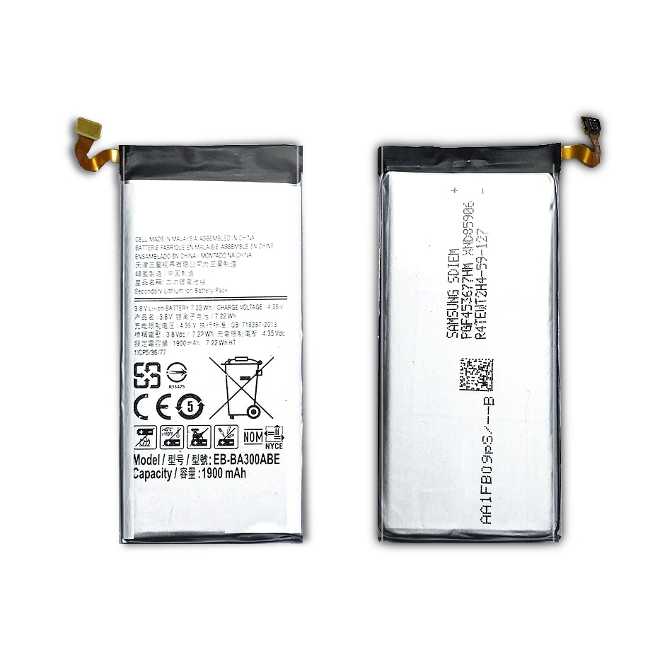Batterij Voor Samsung Galaxy A3 ) A300 A300F A300FU A3000 A3009 EB-BA300ABE 1900mAh vervangende Batterij