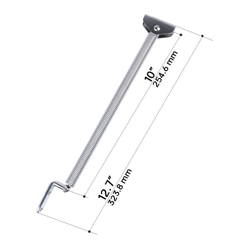 2 pieces Boat Accessories Marine Stainless steel 320mm Hatch Spring , Lid Support Spring