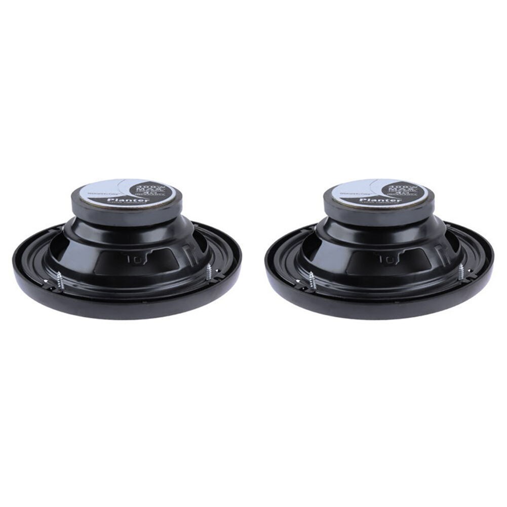 2 Stuks Auto Speaker Full Range Frequentie Deur Stereo 400W Auto Magnetische Coaxiale Hifi Ronde Muziek Praktische Niet-destructieve bass