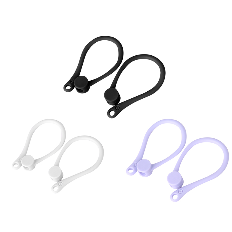 Mini ganchos de auriculares inalámbricos Bluetooth anticaída, soporte Protector de auriculares, gancho de oreja antipérdida deportivo para Airpods 1 2 Air Pods