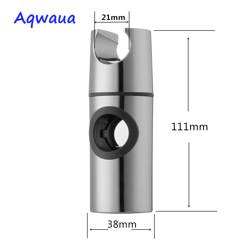 Aqwaua Handheld Shower Head Holder Adjustable Height & Angle Sliding Bar Sprayer Replacement Part for Showers 22-25mm
