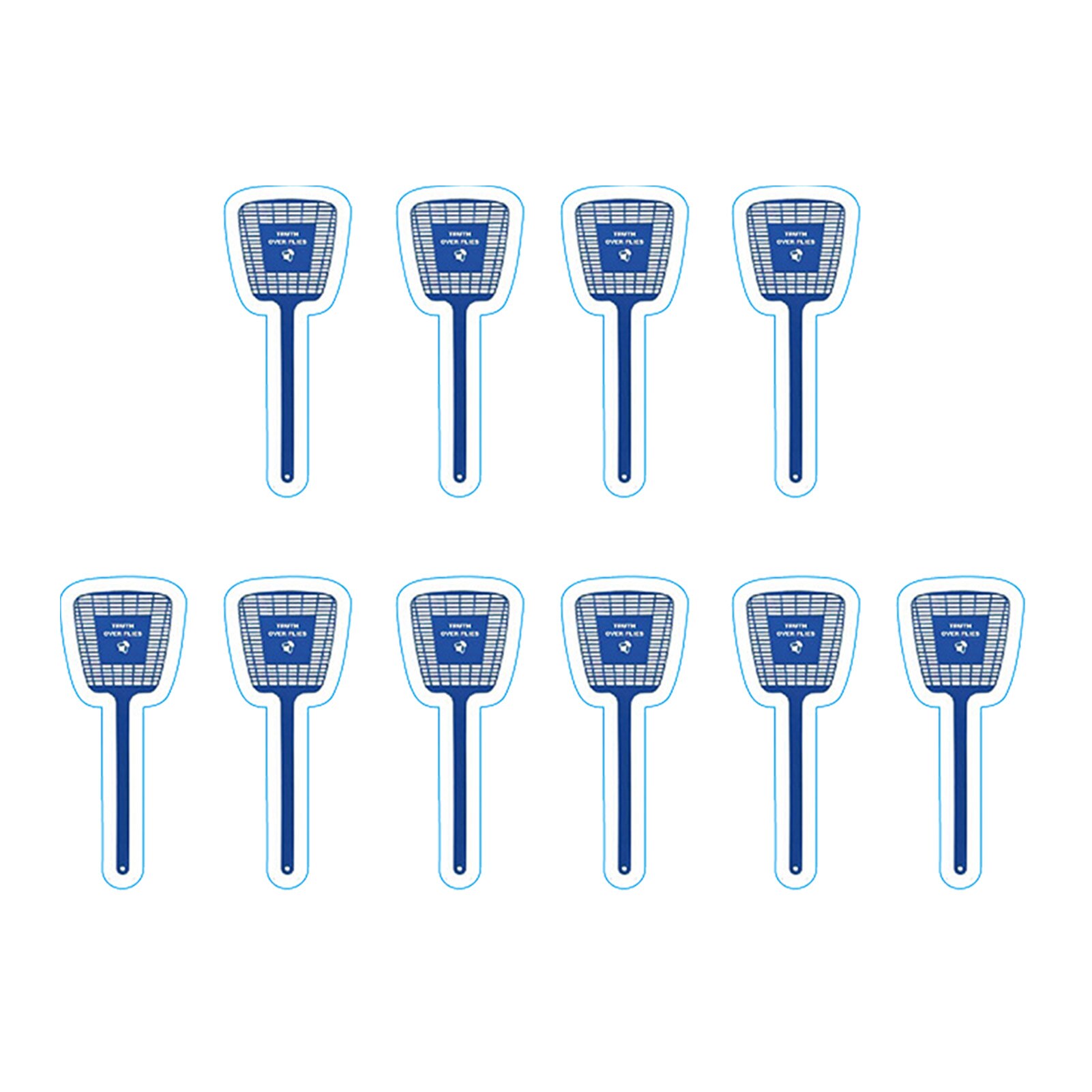 Lot de 10 autocollants décoratifs pour téléphone portable, motif « vérité sur les mouches », pour valises, voiture, maison, couvercle de toilette, ordinateur portable, bouteille d'eau: 4