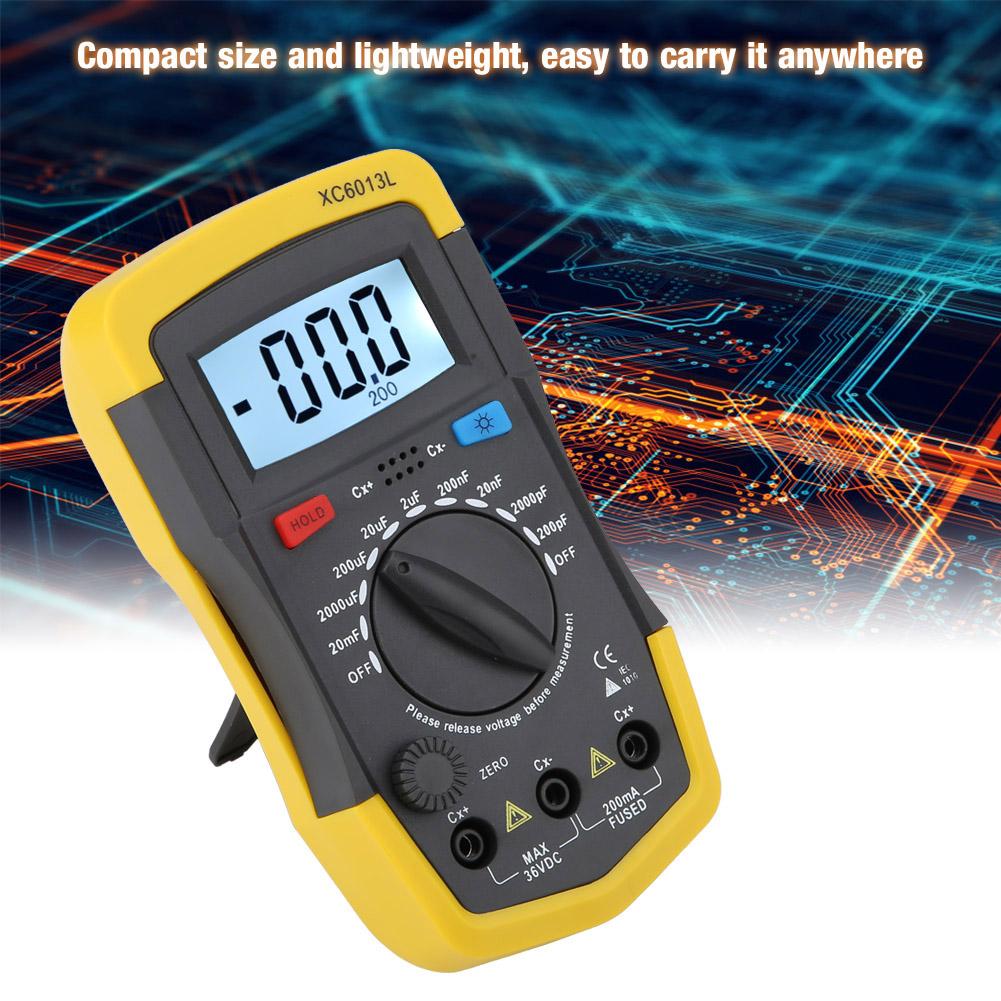 Large LCD Digital Capacitance Meter Capacitor Tester 20mF /0.1 pF-20000uF Circuit Gauge