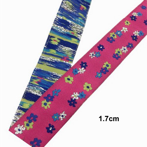 3M Etnische Geborduurde Jacquard Linten Trim Kant Stof DIY Voor Kleding Naaien Hoofddeksels Handwerk Decoratie