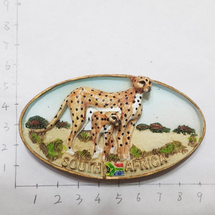 Imanes de nevera 3D con cabeza de buey salvaje, decoración del hogar, artesanía de resina,: 5