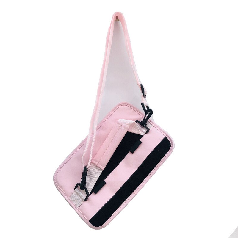Mini Portable Nylon Golf Club Carrier Bag Carry Driving Range Travel Bag Golf Training Case -40: Pink