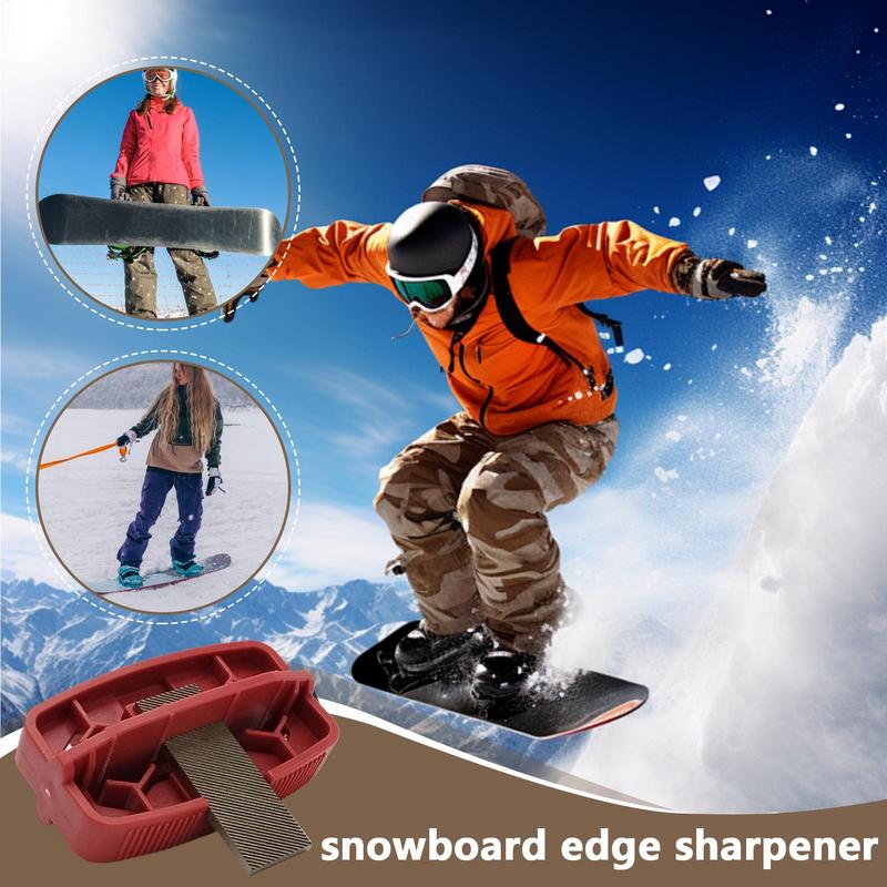 Kit de afinación biselada de borde de Snowboard, afilador de borde de esquí, herramienta de reparación de afinador de recortador, herramienta de afilado de patín, herramienta de ángulo de esquí lateral
