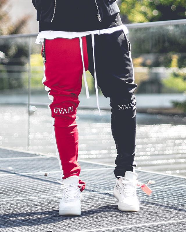 Joggingbyxor herr träningsbyxor casual manlig byxa hip hop man tighta byxor streetwear byxor herr