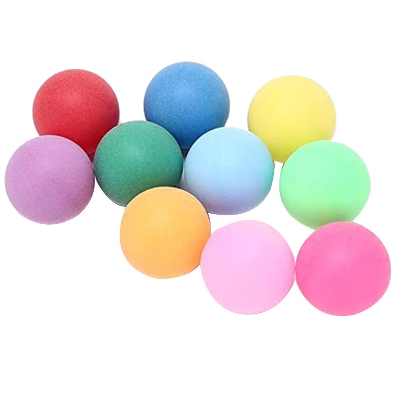 150 stk / pakke farvede ping pong bolde 40mm underholdning bordtennis bolde blandede farver øl pong bolde spil