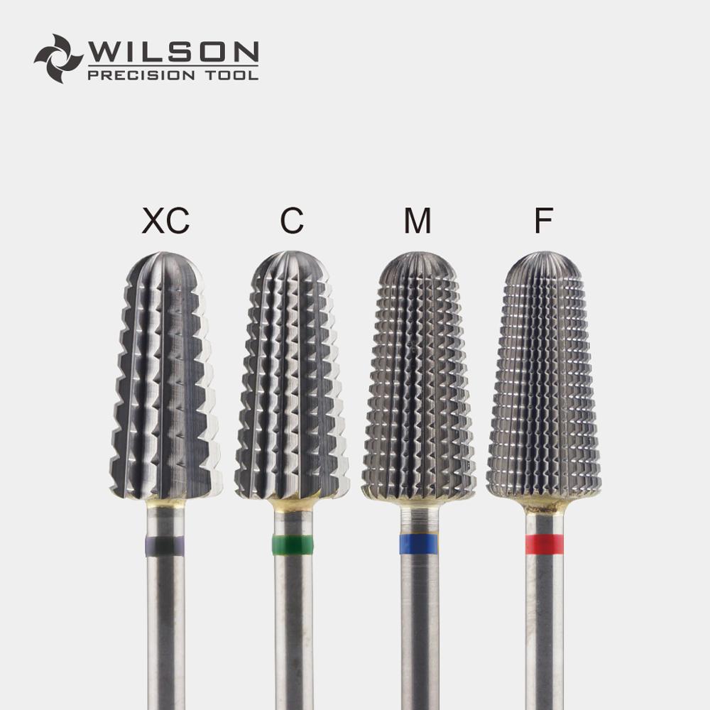 Broca de carburo de tungsteno WILSON, el más rápido para quitar acrílicos y geles, direccional (solo para uso con la mano derecha)