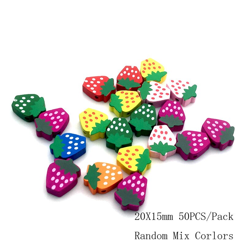 Vêtements de couture pour enfants, 50 pièces, 2/4 trous, boutons mixtes en bois, accessoires multicolores, forme mixte Animal/fleur, bricolage, Scrapbooking13-25mm: SC210  20X15mm