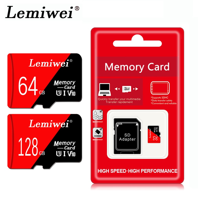 Micro sd-kort mini flash-hukommelseskort 32gb 16gb 8gb klasse 10 microsd-flashdrev 64gb 128gb højhastigheds tarjeta micro sd tf-kort