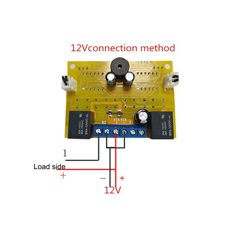 DC 12V Computer Digital Display Intelligent Dual - Temperature Thermostat Dual Temperature Adjustable Temperature Controller