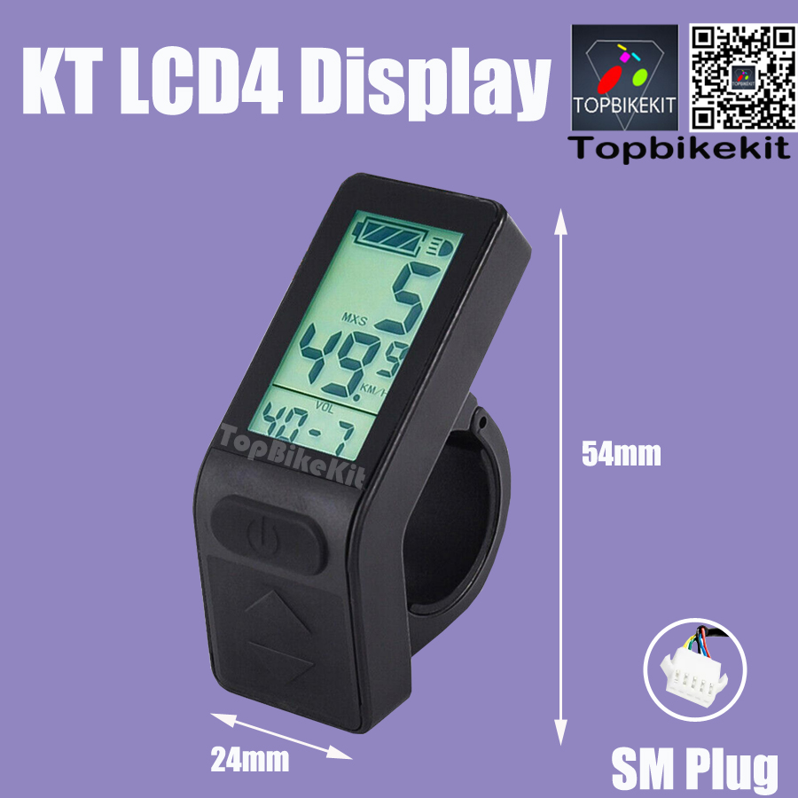Ebike Display Kt Lcd3 Lcd4 Lcd5 Lcd 8H Lcd 8S Lcd9 Lcd 10H Lcd11 Led 900S Led 890 24v36v48V 48V 72V Fietsaccessoires Cycling Kt Display: Donkergrijs