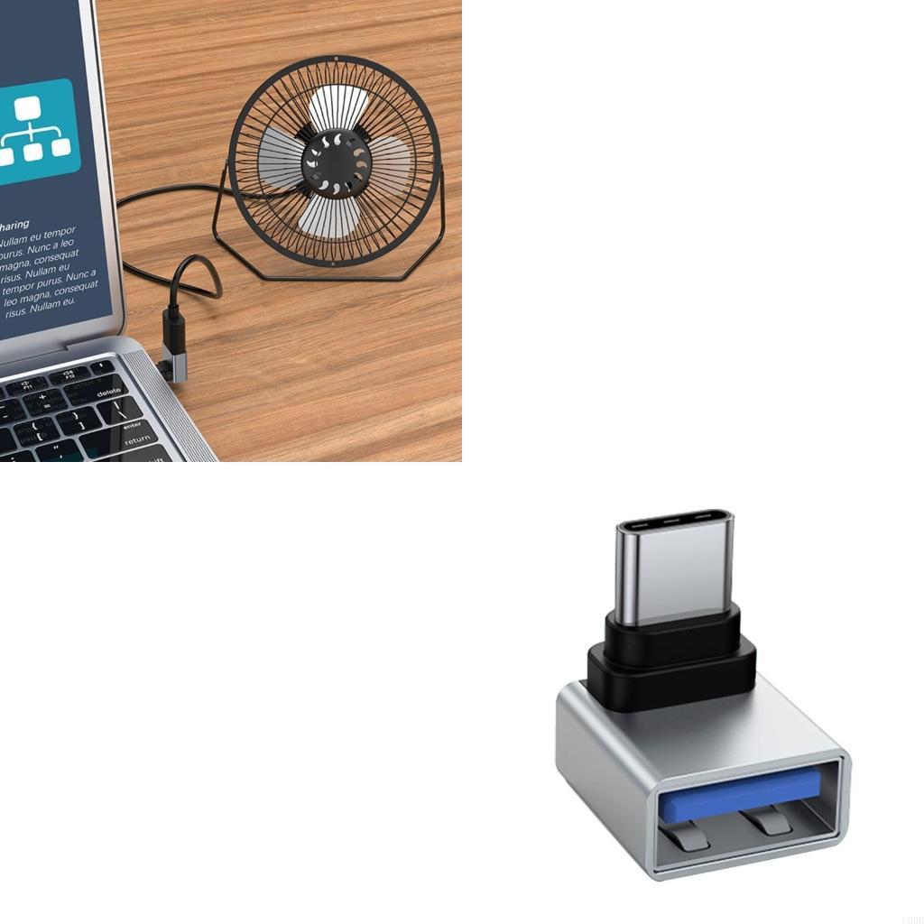 USB Frauen zum Typ C -männlicher 90 -Grad -Rechtswinkel -Adapter USB C