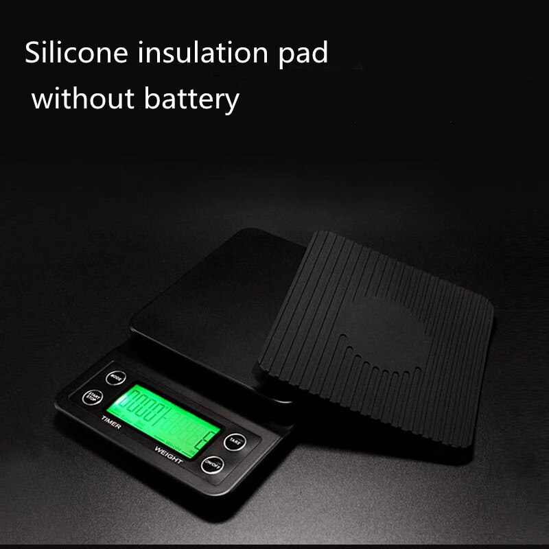 3kg/0.1g 5kg/0.1g Drip Coffee Scale with Timer Electronic Digital Kitchen Scales High Precision LCD Electronic Weight Scales