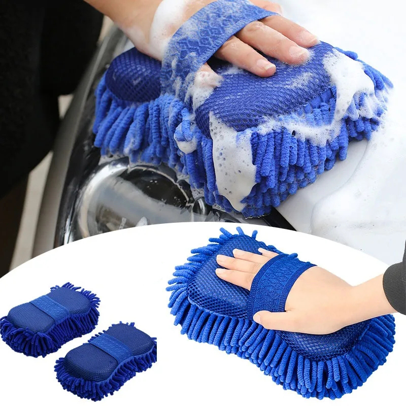 Esponja Coral para lavadora de coche, cepillos para el cuidado del coche, toalla de lavado, herramienta de limpieza automática, accesorios para coche, 1 Uds.