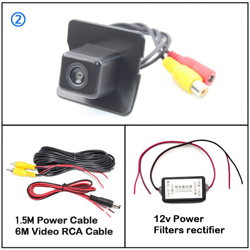 For Mercedes Benz GL Class X164 GL350 GL450 GL500 GL550 2007 Car Rear View Back Up Reverse Parking Camera  hd: Camera with Filters