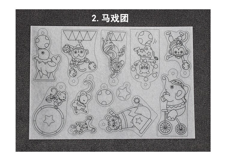 5 teile/los Shrinky Dinks Wärmeschrumpfende Blatt Mit aufbringen Füllung Schrumpfen papier Für DIY Scrapbooking accesssories Dekor
