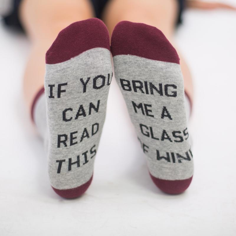 Funny If You Can Read This Bring Me Beer Coffee Women Men Cotton Ankle Socks Cotton Casual Unisex Lovers Socks: 06