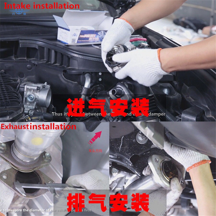 Car Truck Storm Power Turbocharge Fuel Saver Oil Accelerator Machinery Supercharger Turbo Fuel Gas Saver 98-103mm