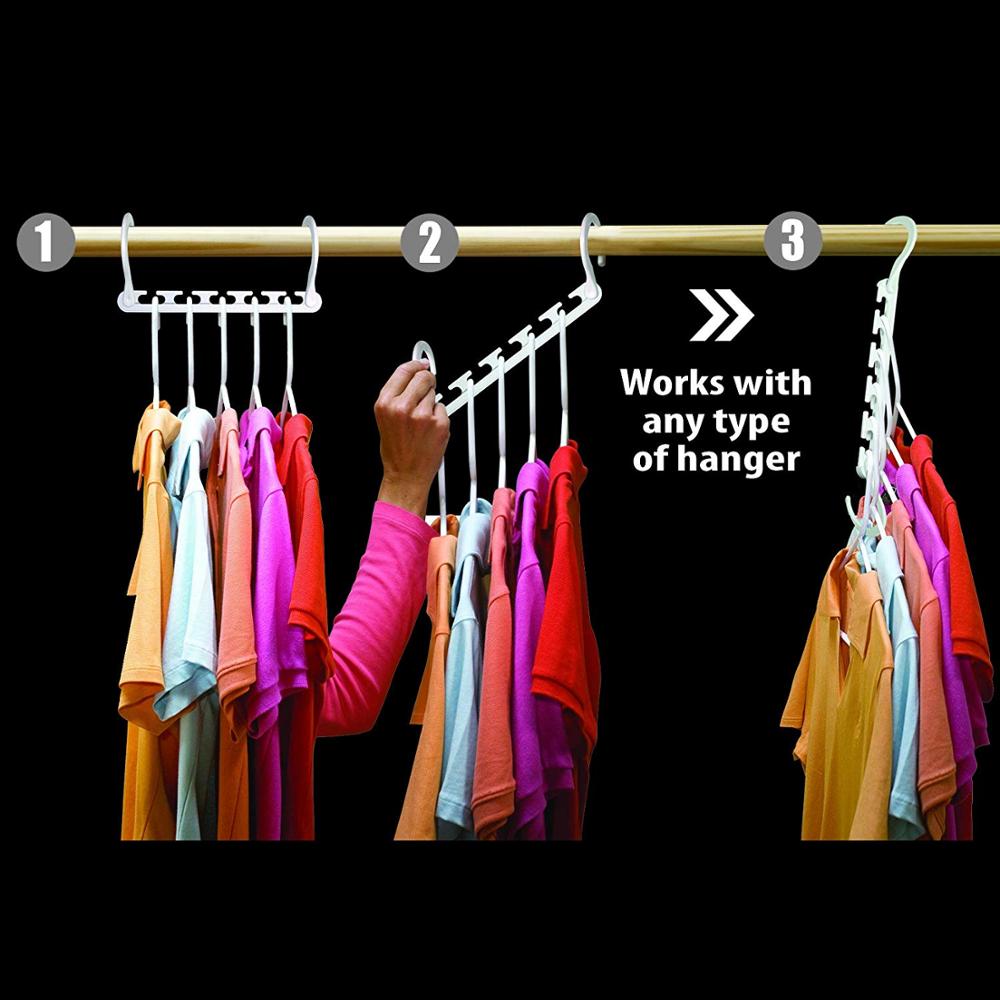 Multi-Functionele Cascading Hangers Voor Kleding Kast Magic Ruimtebesparend Kledinghanger Closet Organizer Hanger Kleerhanger 2 Pc