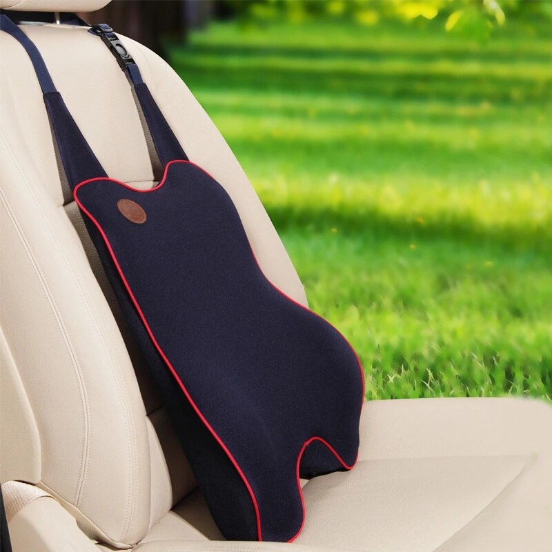 Vacuum compression Upgrade lumbar support cushion Spine Correct Memory Foam Cushion Massage Support Pad Car Pillows
