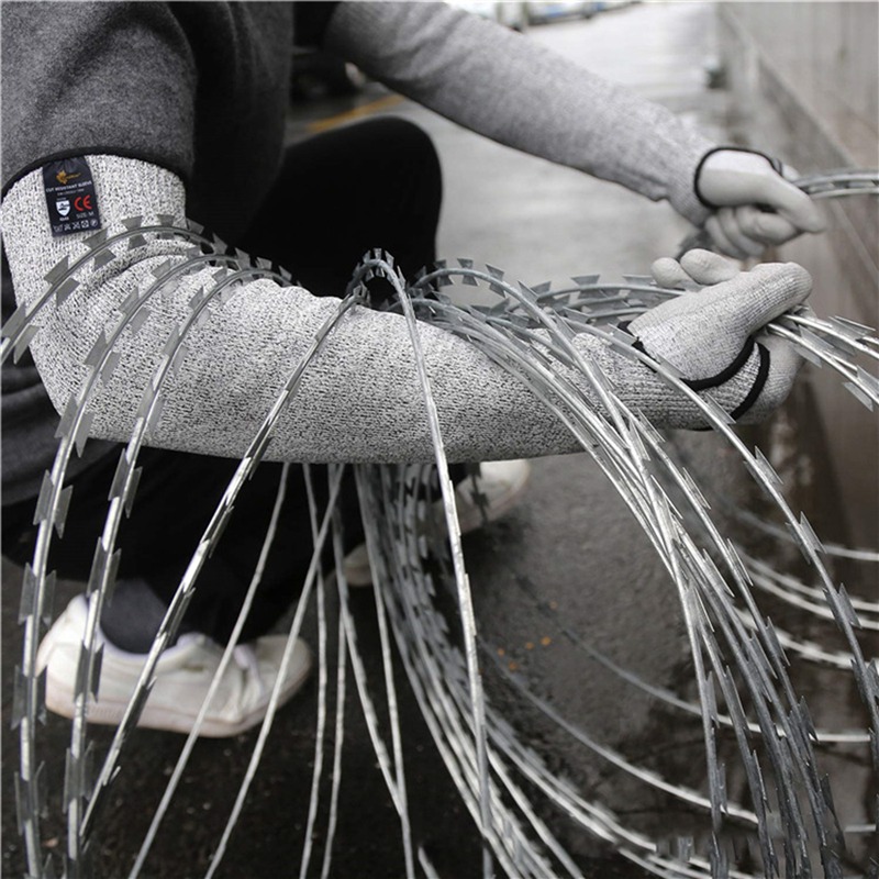 1Pc Level 5 HPPE Cut Resistant Anti-Puncture Work Protection Arm Sleeve Cover Cut-resistant Arm Sleeve ED