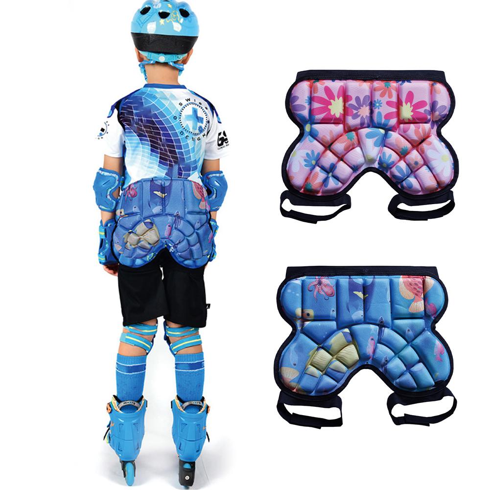 Deportes al aire libre de esquí Skate Snowboard protección Protector de esquí de patinaje Protector acolchado cadera pantalones cortos para niños de los niños