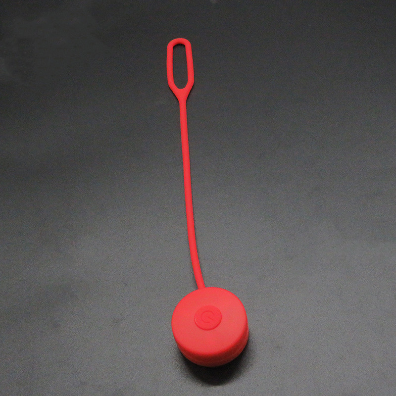 Mini lumière de vélo pour sac à dos en Silicone populaire, pour la conduite de nuit, voyant d'avertissement de vélo facile, feu arrière LED pour la sécurité du cyclisme: WHITE