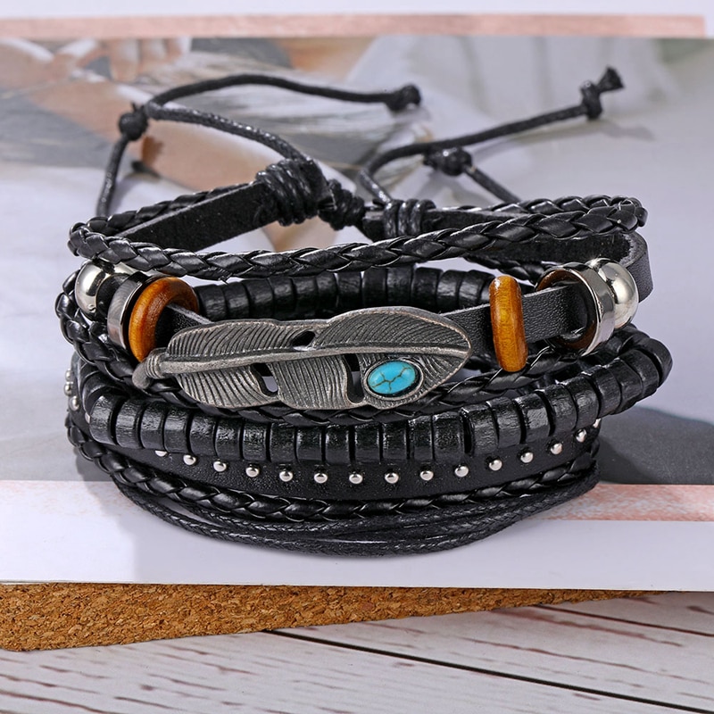 17IF bracelet homme men bracelet bracelet cuir homme bijou homme lot bracelet bracelet tissu bracelet corde bracelet