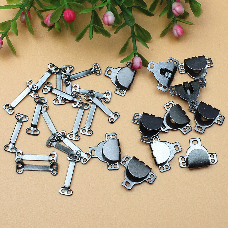 10 pezzi argento/nero ganci per cucire e occhi chiusura occhio cucito chiusura per pantaloni gonna di pelliccia giacca indumento accessori per il cucito